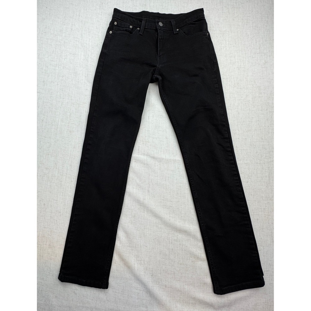 Levi 511 Slim Fit Mens 30x32 Black Jeans Denim Streetwear Minimalist Punk Goth